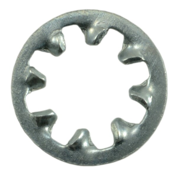 Midwest Fastener Internal Tooth Lock Washer, For Screw Size #10 Steel, Zinc Plated Finish, 80 PK 62125 - main